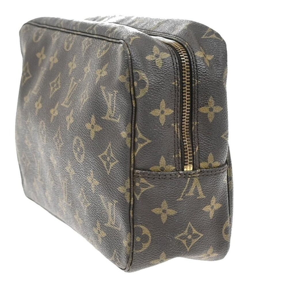 LOUIS VUITTON Trousse Toilette 28 Clutch Hand Bag Monogram Brown - Picture 3 of 5
